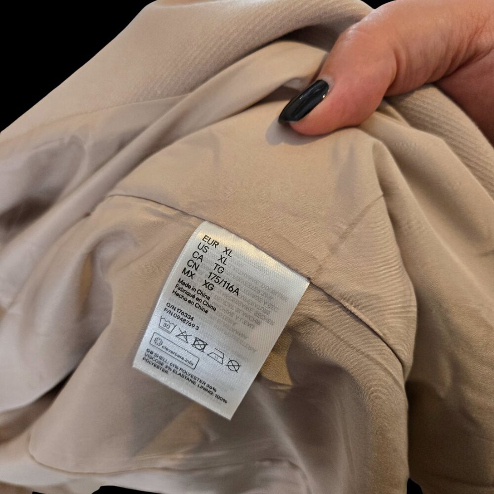 H&M Classic Beige Trench Coat - Picture 10 of 10